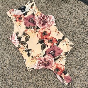 Floral body suit